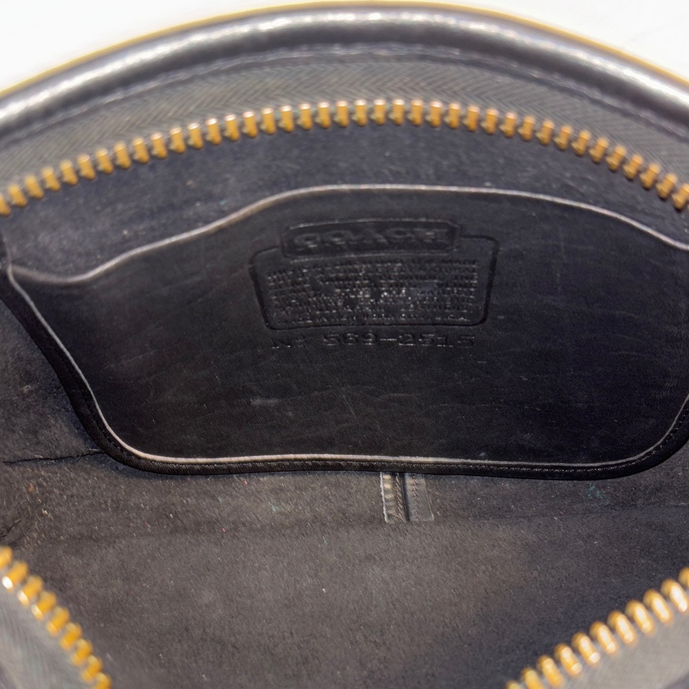 Coach Vintage Basic Bag or Zippered Clutch No. 569-2515 Made In New York - Picture 8 of 8